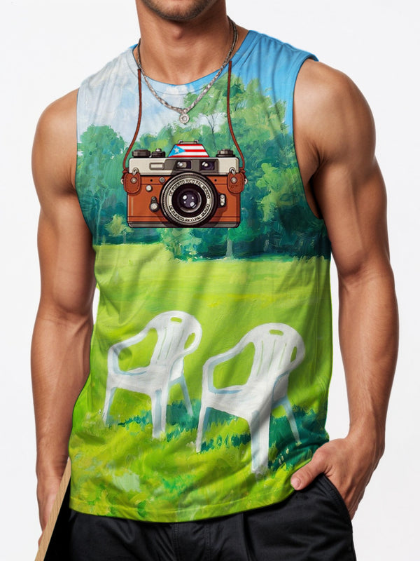 Puerto Rico Sports Crew Neck Vest