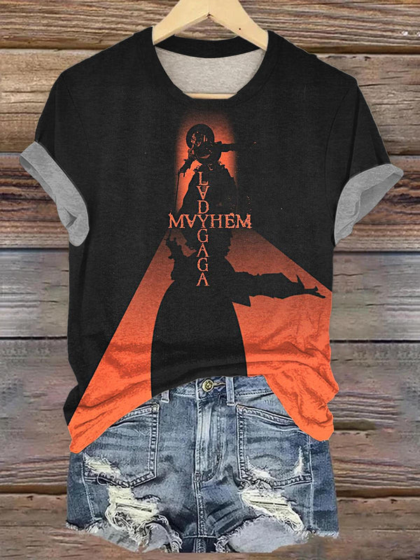 LADY GAGA MAYHEM Crew Neck T-shirt