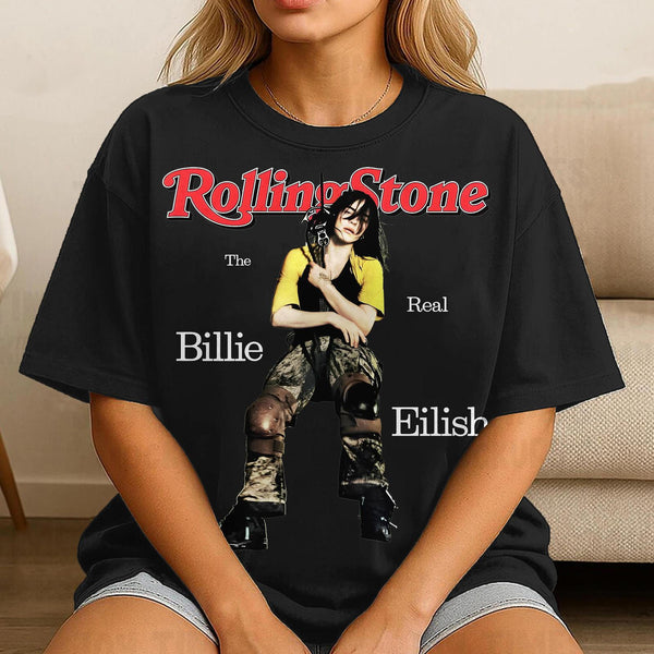 Billie Eilish Hit Me Hard And Soft Tour Crew Neck T-shirt