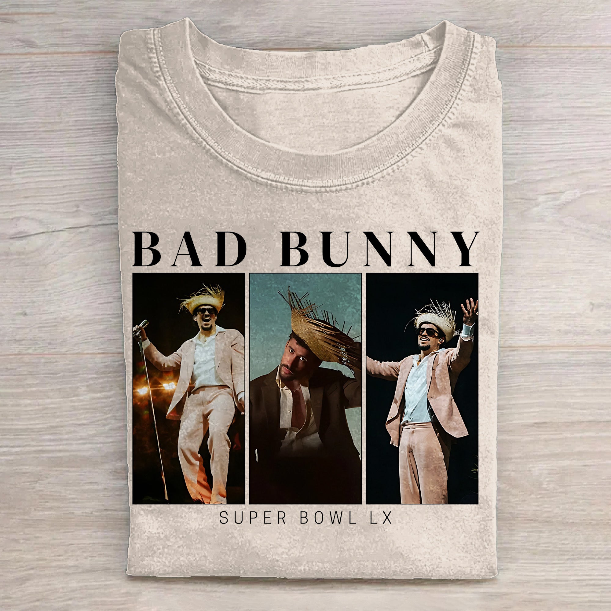 Bad Bunny Benito Bowl Washed Cotton Short Sleeves