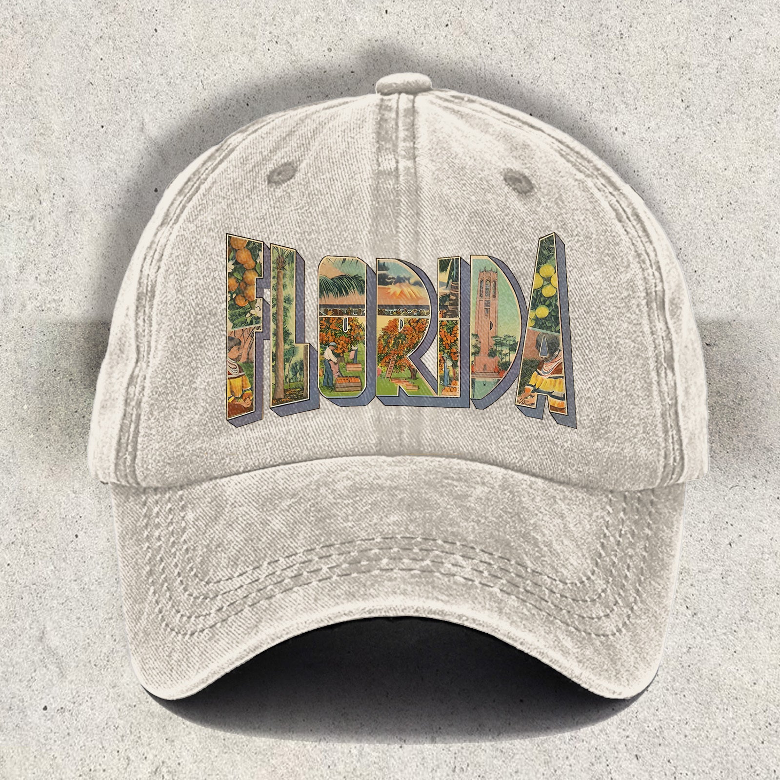 Florida Printed Baseball Cap