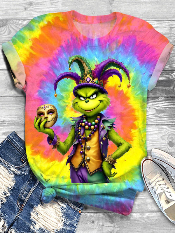 Mardi Gras Party Show Crew Neck T-shirt