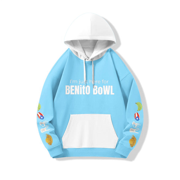 Benito Bowl Loose Fit Hooded Sweatshirt With Pockets