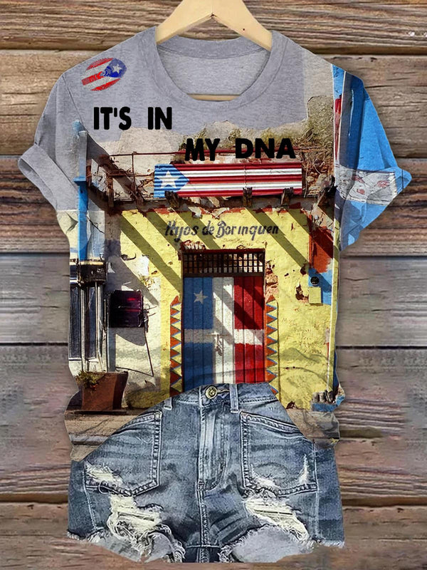 Puerto Rico Crew Neck T-shirt