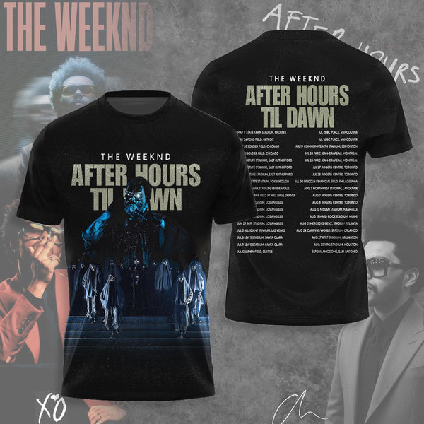 The Weeknd 2025 Tour Crew Neck T-shirt