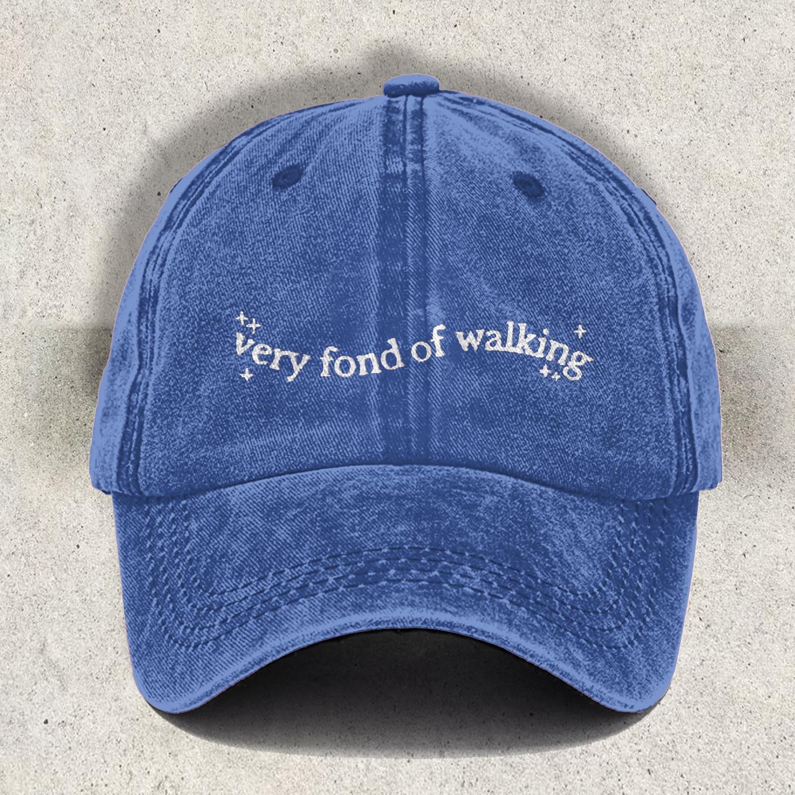 Pride & Prejudice Fond Of Walking Printed Baseball Cap