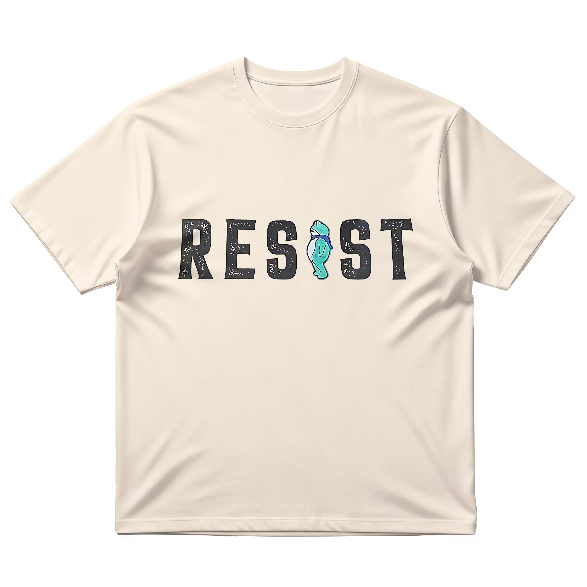 I Stand With Frog Crew Neck T-shirt