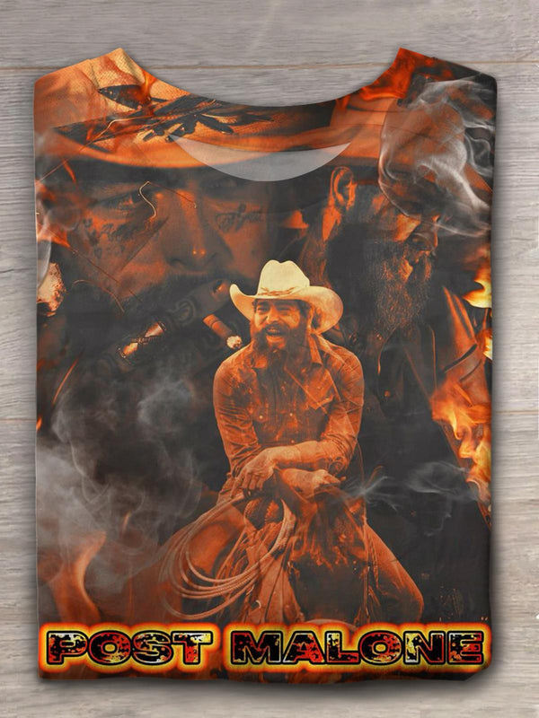 Post Malone Crew Neck T-shirt