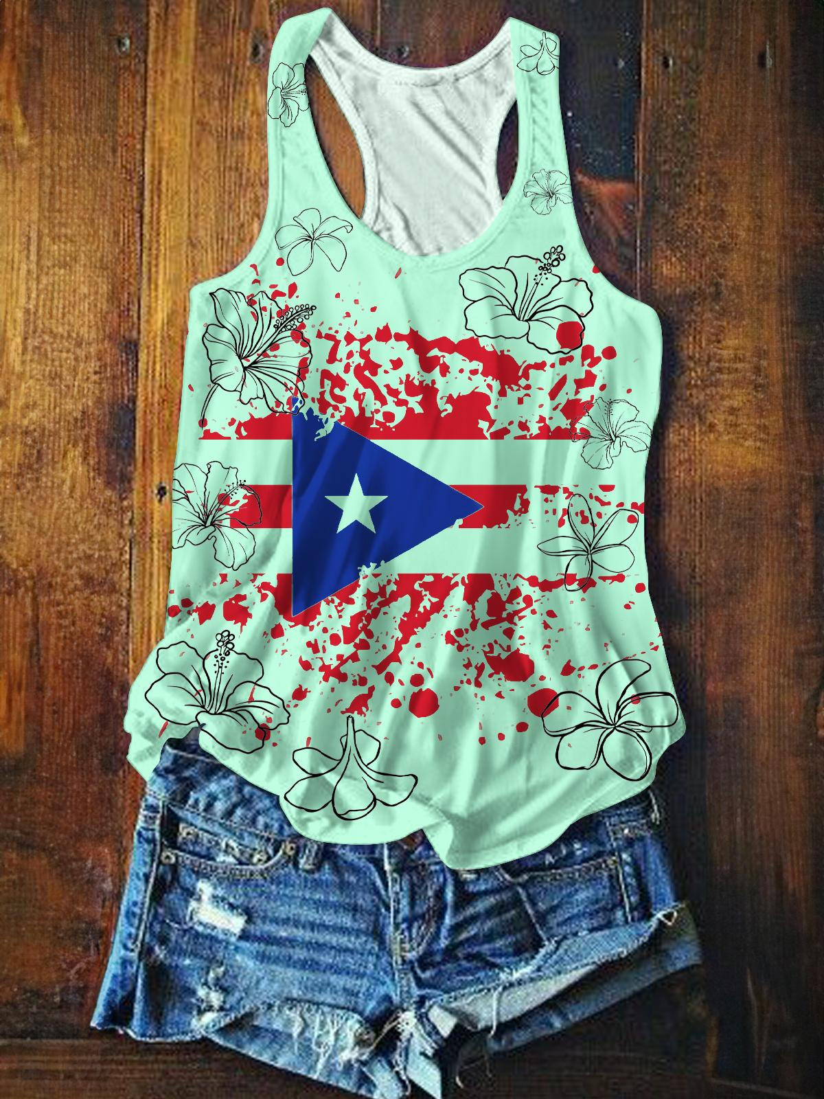 Demon Hunters Printed Casual Tank Top