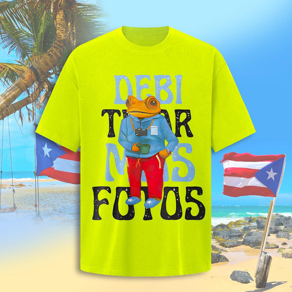Puerto Rican Print Crew Neck T-shirt