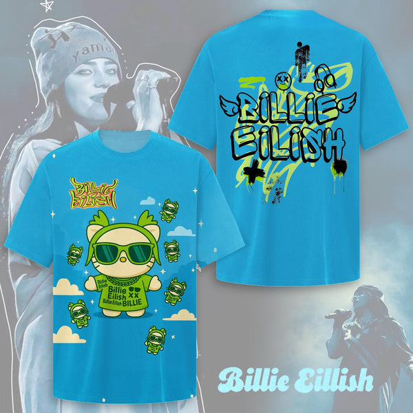 Billie Eilish Hit Me Hard And Soft Tour Crew Neck T-shirt