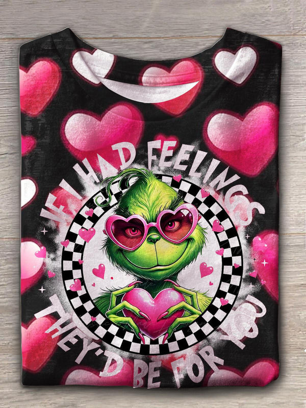 Valentine Green Mean Guy Crew Neck T-shirt