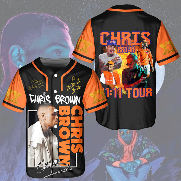 Chris Brown Tour Breezy Bowl XX Baseball Jersey