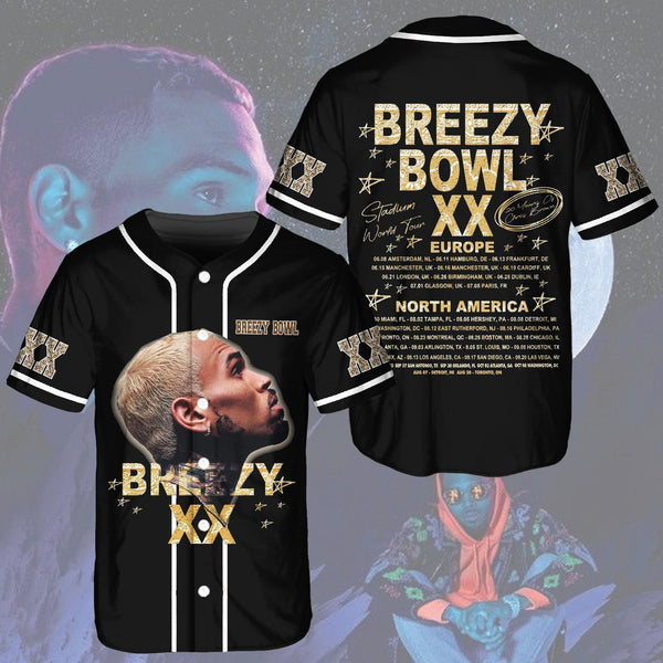 Breezy Bowl XX Tour Baseball Jersey
