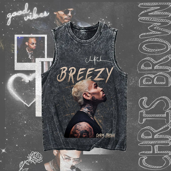 Chris Brown Concert Vintage Tank Top