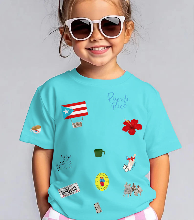 Puerto Rico Children's Cotton T-Shirts