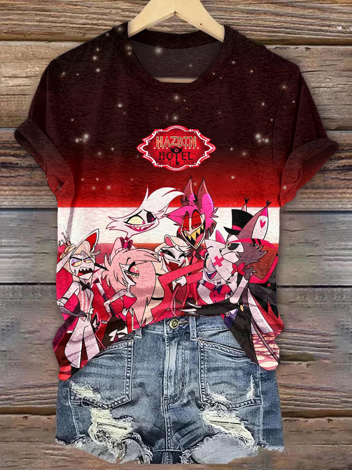 Hazbin Hotel Crew Neck T-shirt