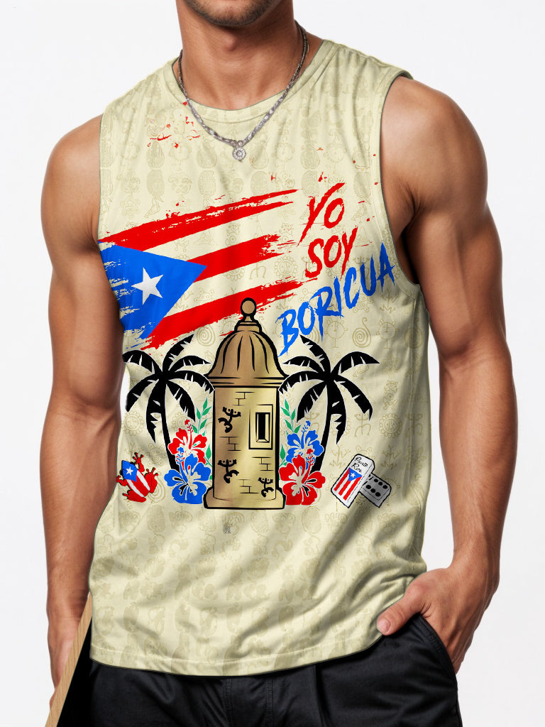 Puerto Rico Classic Sports Crew Neck Vest