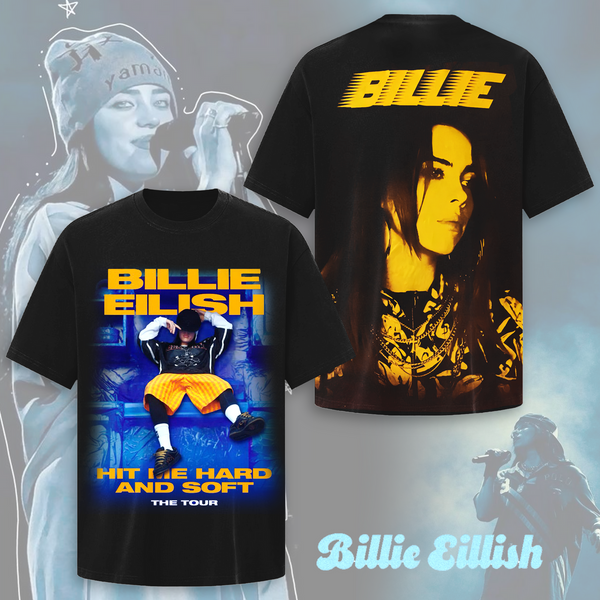 Billie Eilish Hit Me Hard And Sof Unisex Cotton Crew Neck T-shirt