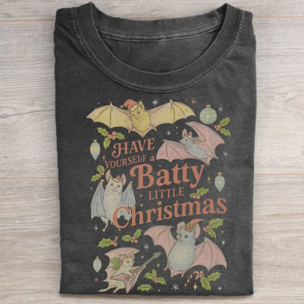 Bat Christmas T-shirt
