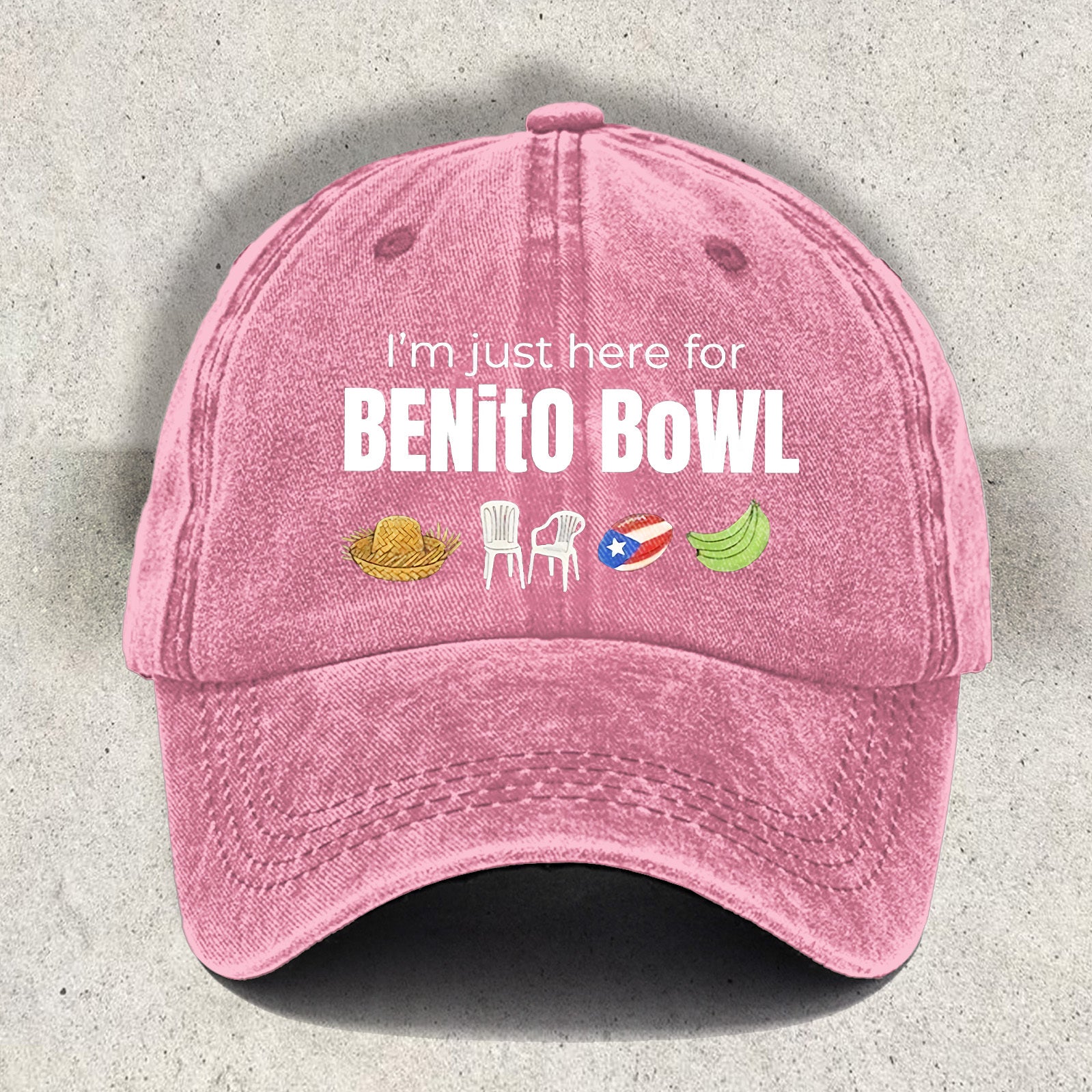 Benito Bowl Printed Baseball Cap