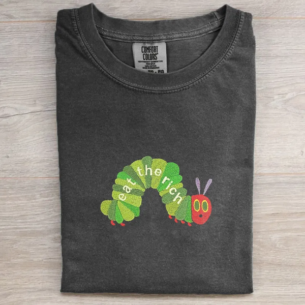 Eat the Rich Hungry Caterpillar Vintage T-shirt