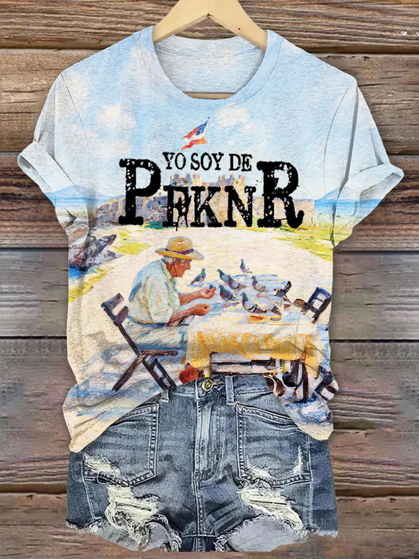Puerto Rico Crew Neck T-shirt