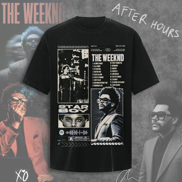 The Weeknd 2025 Tour Crew Neck T-shirt