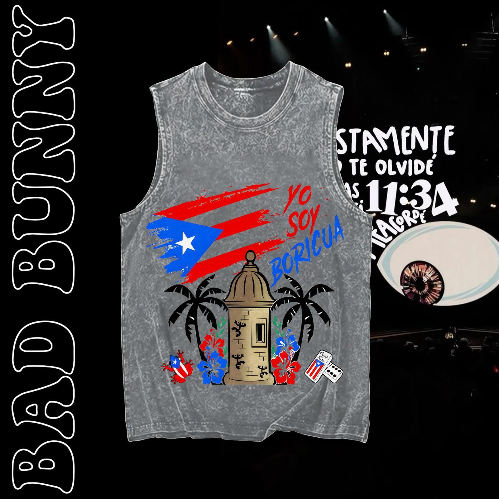 Puerto Rico Vintage Tank Top