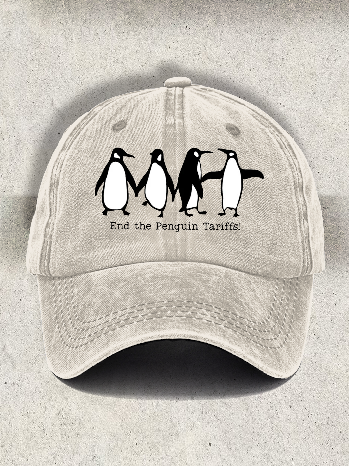 Penguins Subtle FDT Printed Baseball Cap