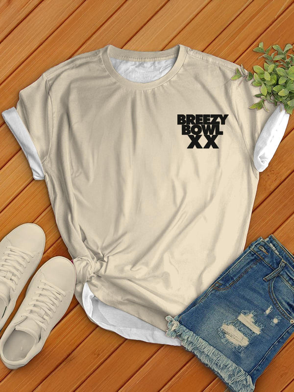 Camiseta sencilla de cuello redondo en color liso de Chris Brown 