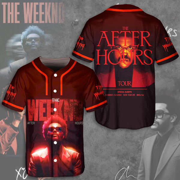 The Weeknd 2025 Tour Baseball Jersey