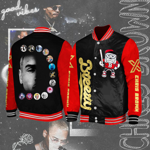Chris Brown Breezy Bowl XX Shoulder Baseball Jersey