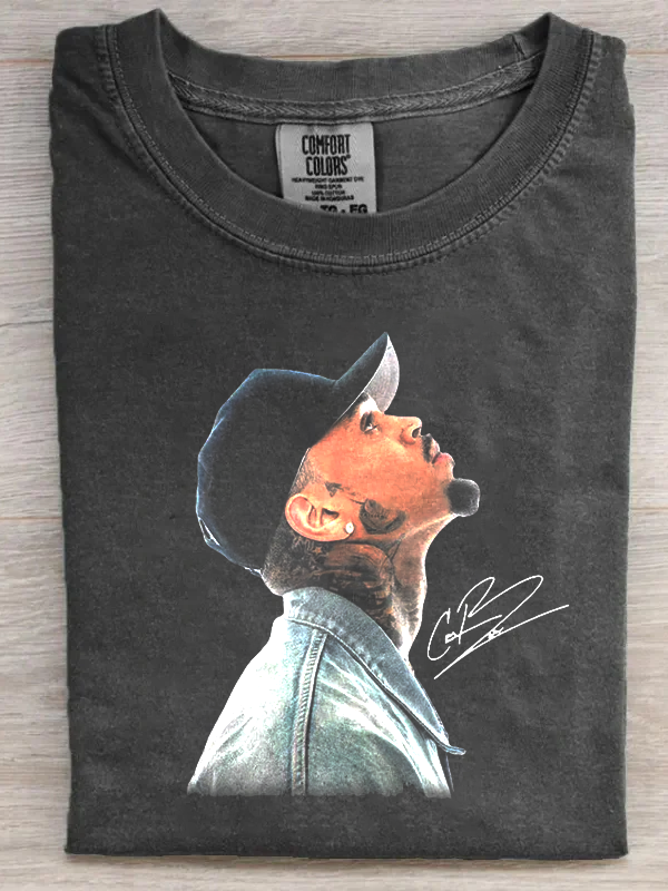 Retro Chris Breezy Tour 2025 T-shirt
