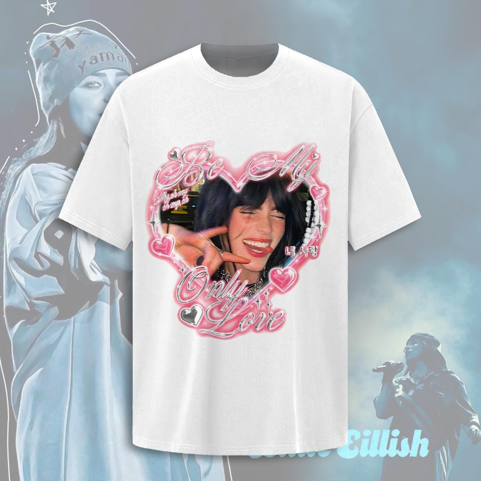 Billie Eilish Hit Me Hard And Soft Tour Crew Neck T-shirt