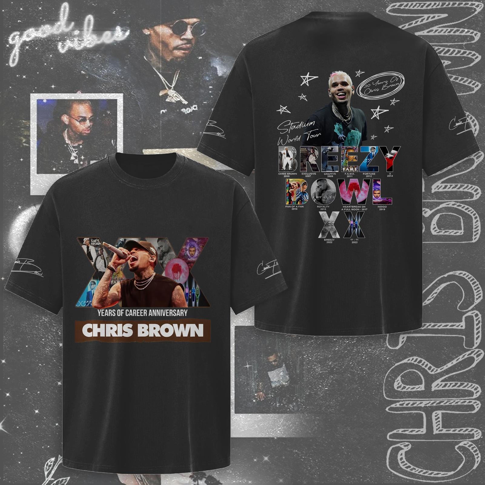 Chris Brown Crew Neck T-shirt