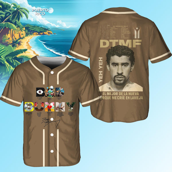 Puerto Rican Singer Baseball Jersey