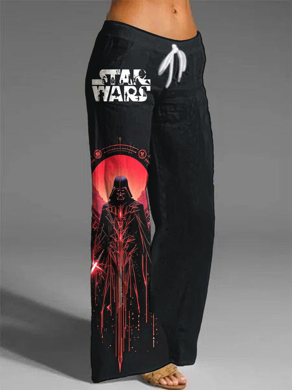 Women's Star Wars x Darth Vader 50th Anniversary Printed Casual Pants