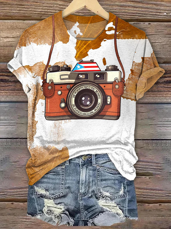 Puerto Rican Crew Neck T-shirt