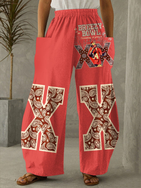 Chris Brown Breezy Bowl XX Print Casual Pants