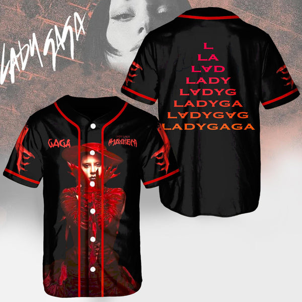 Lady Gaga Mayhem Baseball Jersey