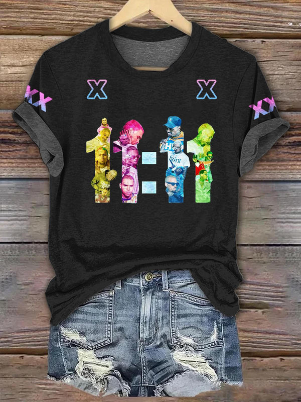 Chris Brown Breezy Bowl XX 11 Crew Neck T-shirt