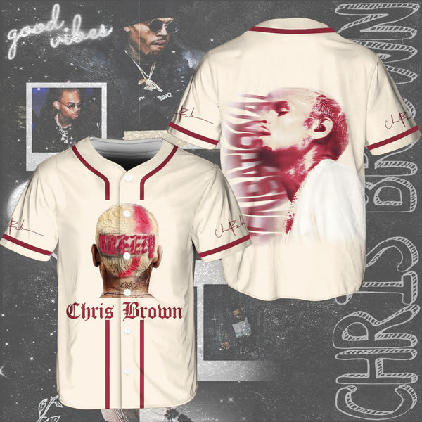 Chris Brown Concert Baseball Jersey