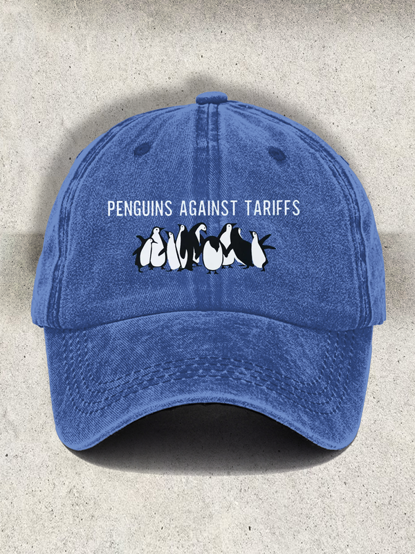 Penguins Subtle FDT Printed Baseball Cap