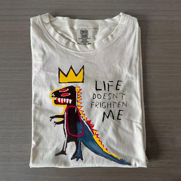 Funny Dinosaur Unisex Cotton Crew Neck T-shirt