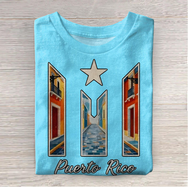 Puerto Rico Crew Neck T-shirt