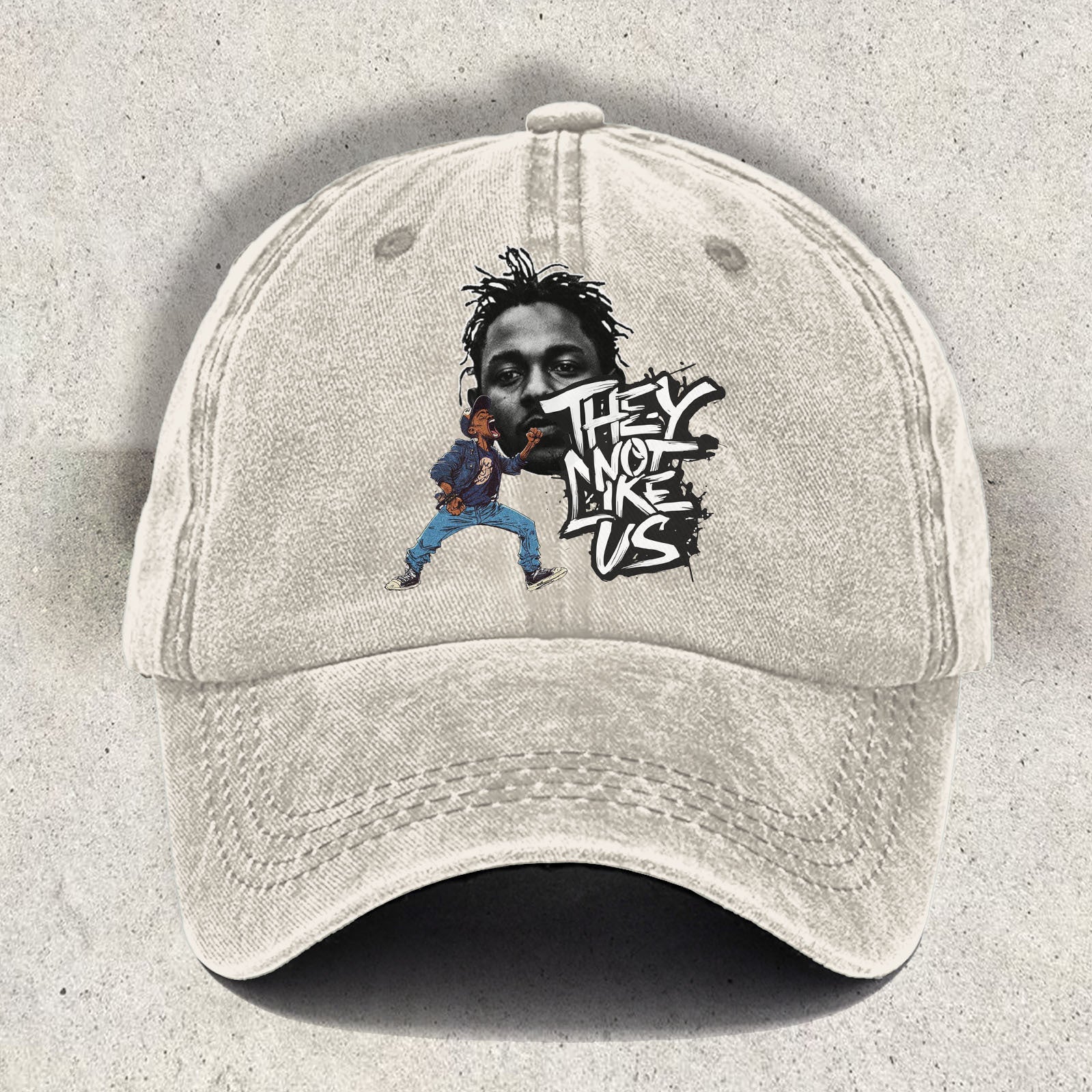 They Not Like Us Printed Baseball Cap
