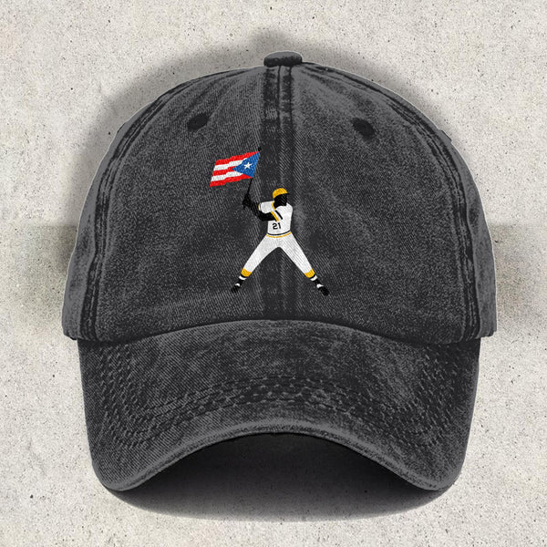 Roberto Clemente Printed Baseball Cap