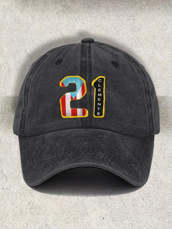 Roberto Clemente Printed Baseball Cap