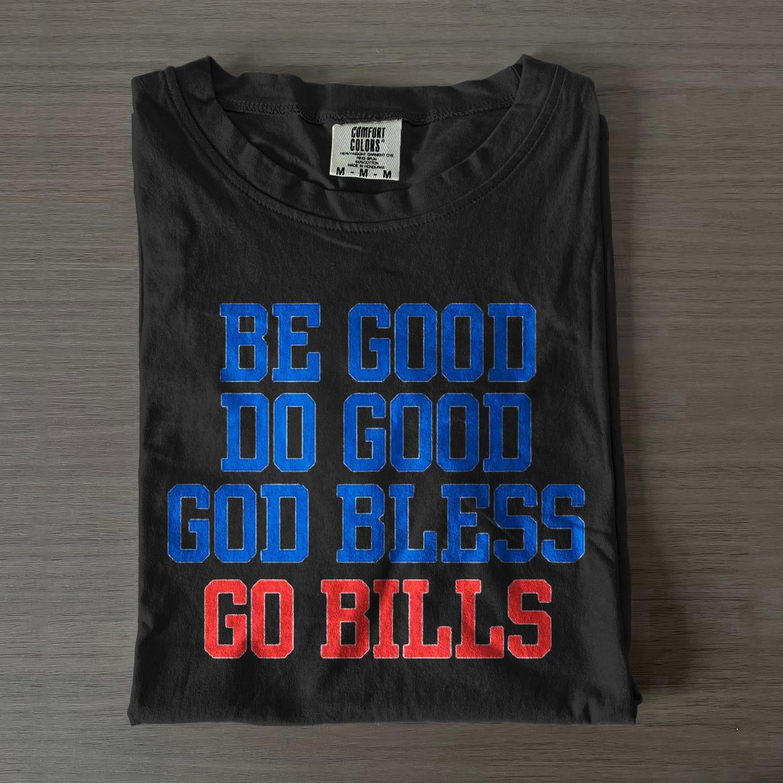 Do Good Pray Pray Bills Printed Crew Neck T-shirts